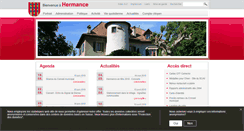 Desktop Screenshot of hermance.ch
