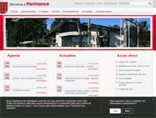 Tablet Screenshot of hermance.ch